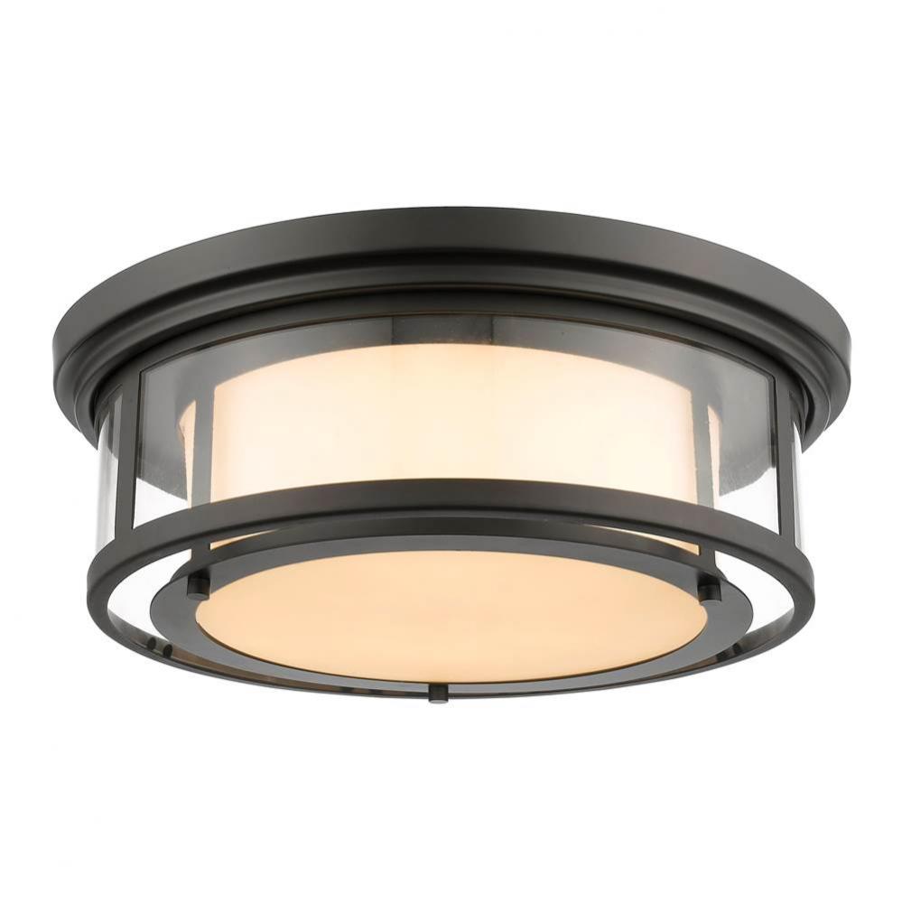 Z-Lite Lighting BROWN 2005F18-BRZ Flush Mount - Bronze