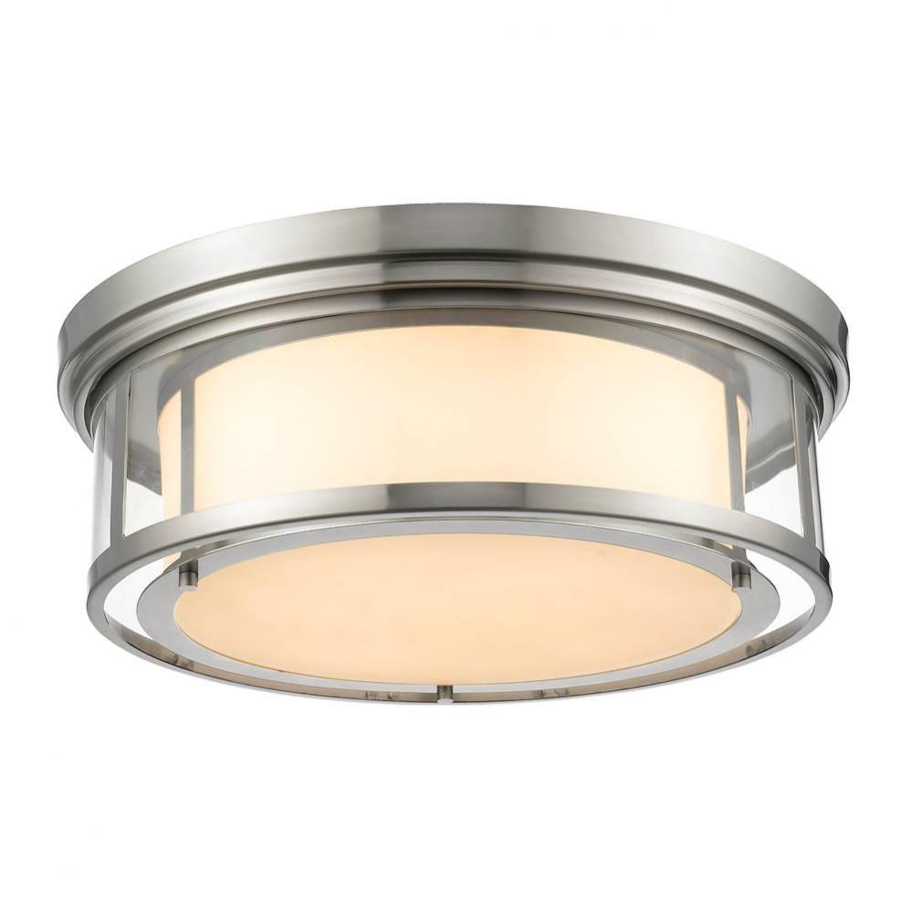 Z-Lite Lighting NICKEL TONES 2005F21-BN Flush Mount - Nickel