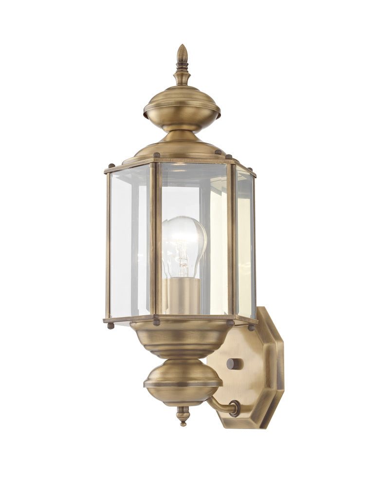 Livex Lighting OUTDOOR BASICS 2006-01 Exterior Americana - Antique Brass