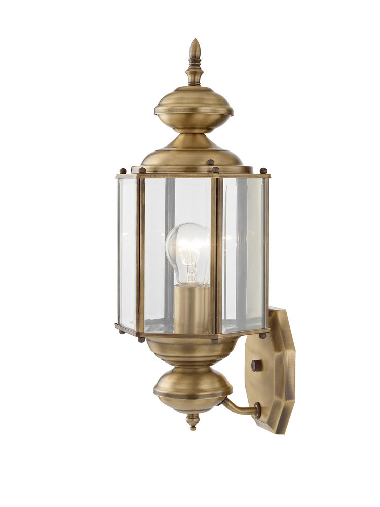 Livex Lighting OUTDOOR BASICS 2006-01 Exterior Americana - Antique Brass