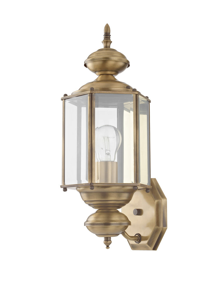 Livex Lighting OUTDOOR BASICS 2006-01 Exterior Americana - Antique Brass