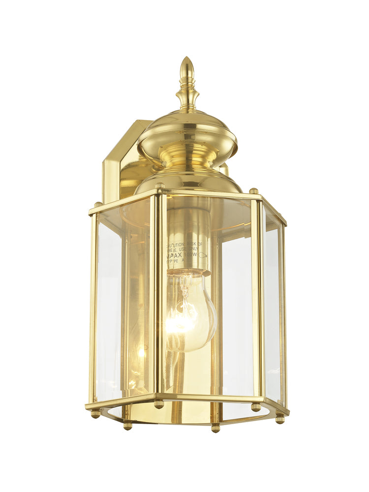 Livex Lighting OUTDOOR BASICS 2007-02 Exterior Americana - Polished Brass