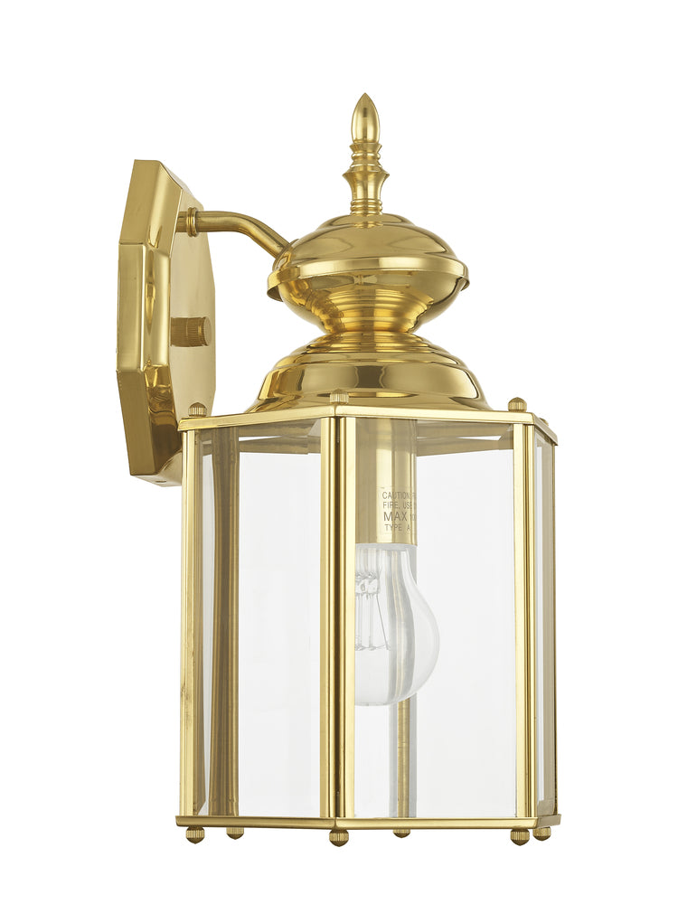 Livex Lighting OUTDOOR BASICS 2007-02 Exterior Americana - Polished Brass