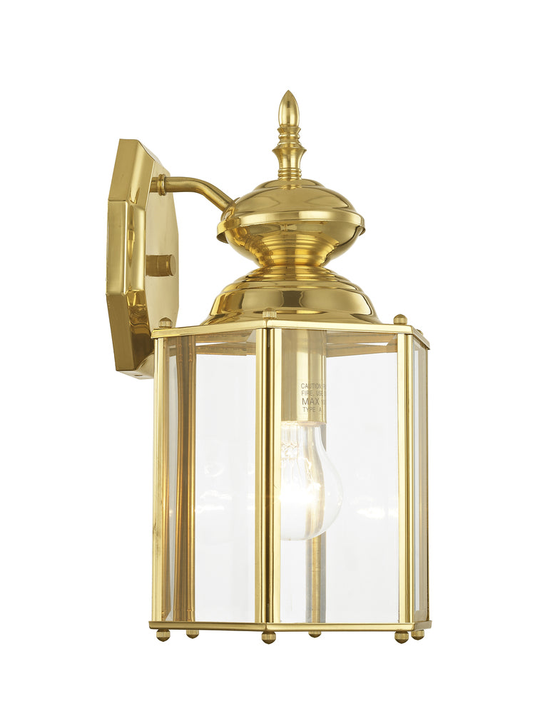 Livex Lighting OUTDOOR BASICS 2007-02 Exterior Americana - Polished Brass