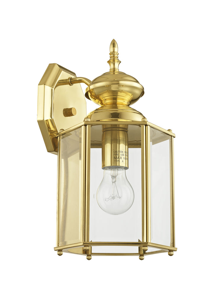 Livex Lighting OUTDOOR BASICS 2007-02 Exterior Americana - Polished Brass