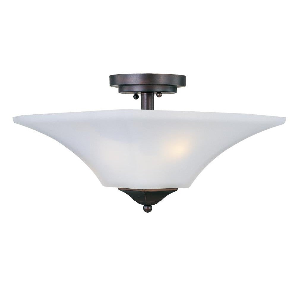 Maxim Lighting AURORA 20091FTOI Semi Flush Mt Americana - Bronze