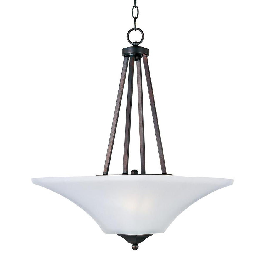 Maxim Lighting 20093FTOI Aurora 16 Inch Invert Bowl Pendant – Oil Rubbed Bronze