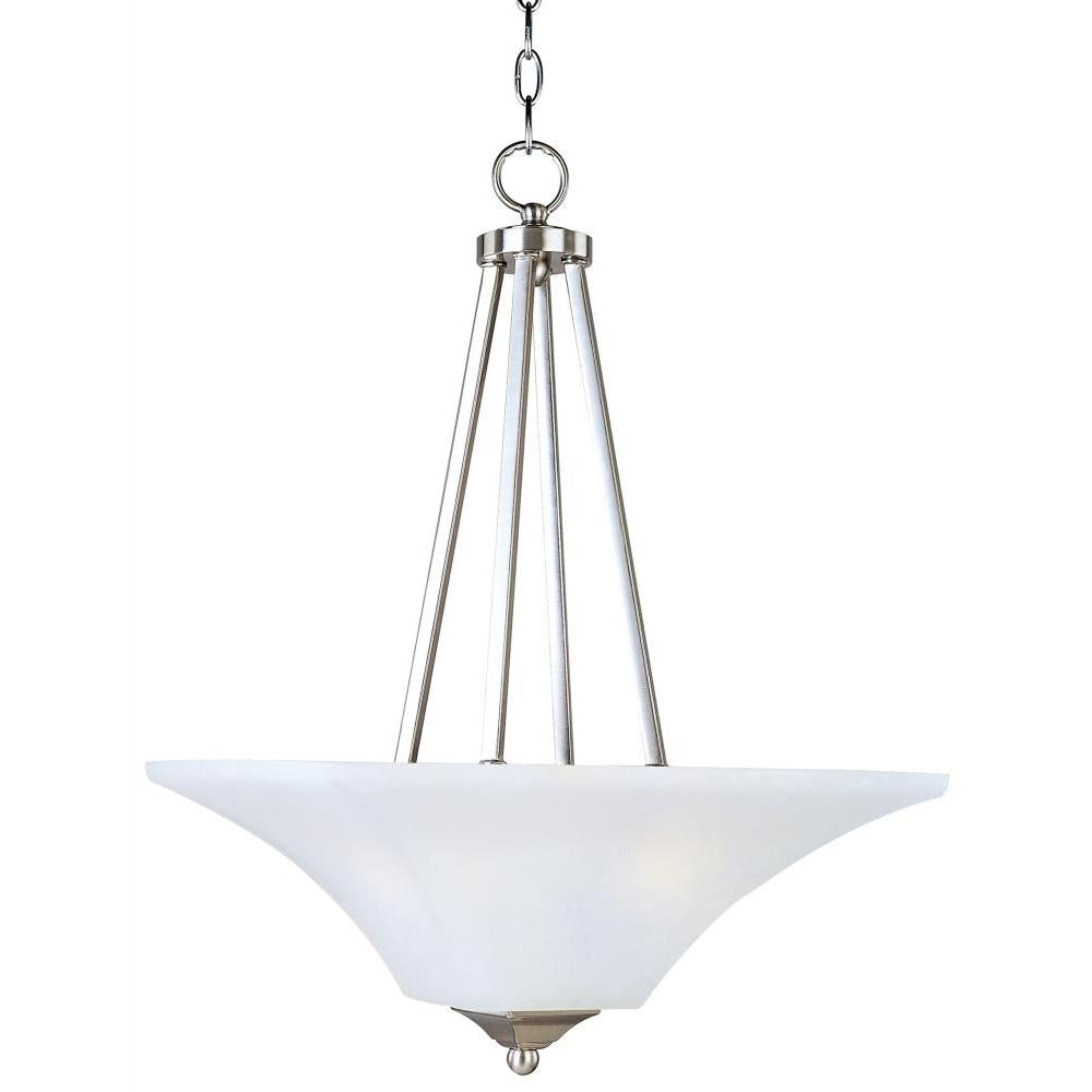 Aurora 16 Inch Invert Bowl Pendant – Satin Nickel
