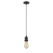 Bare Bulb - 1 Light - 3 inch - Oil Rubbed Bronze - Cord hung - Mini Pendant