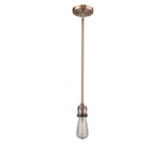 Bare Bulb 1 Light Mini Pendant