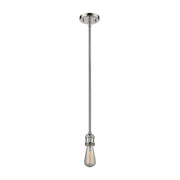 Bare Bulb 1 Light Mini Pendant