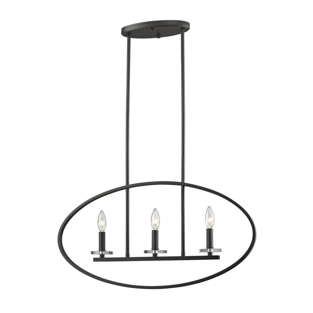 3 Light Linear Chandelier