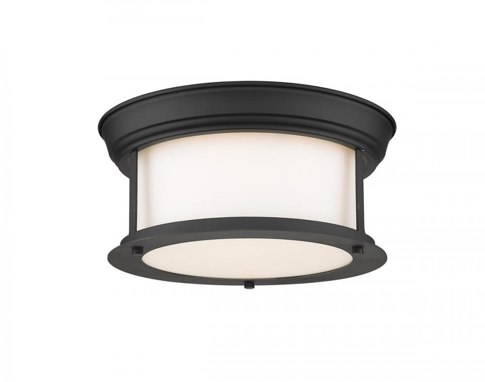 Z-Lite Lighting 2011F10-MB Flush Mount Nautical - Black