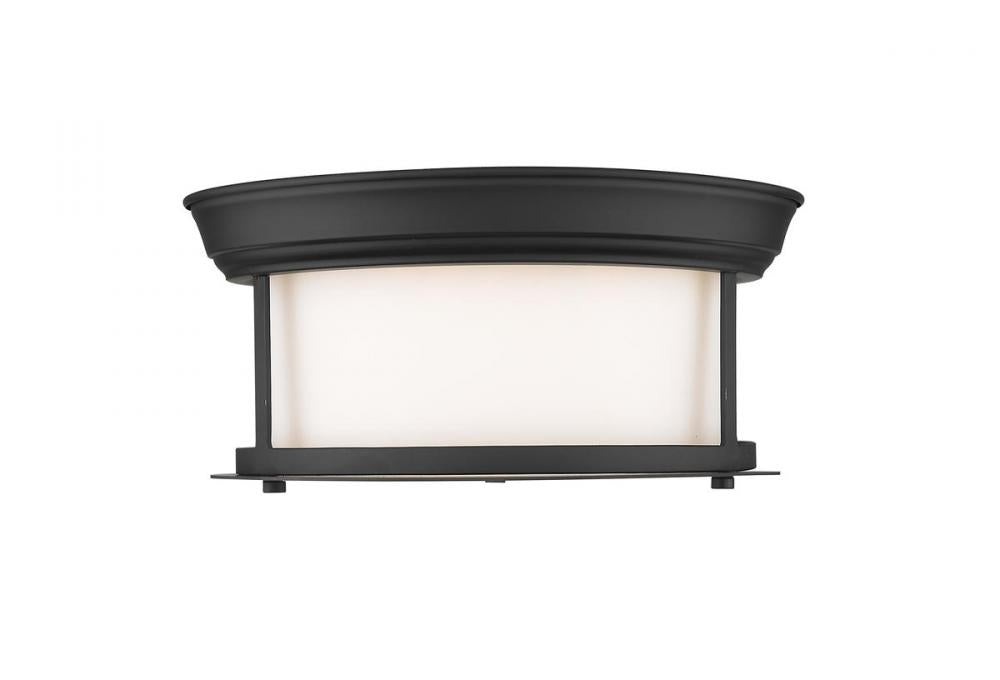 Z-Lite Lighting 2011F10-MB Flush Mount Nautical - Black