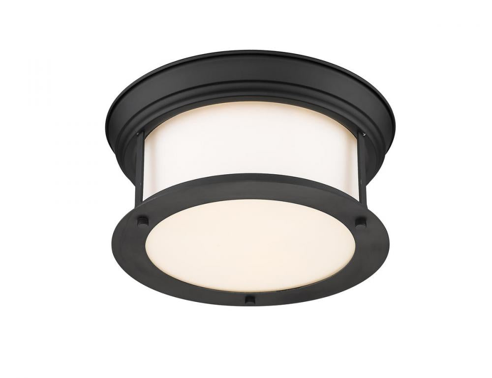 Z-Lite Lighting 2011F10-MB Flush Mount Nautical - Black