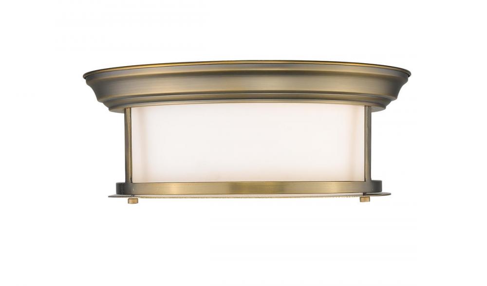 Z-Lite Lighting 2011F13-HBR Flush Mount Nautical - Brass