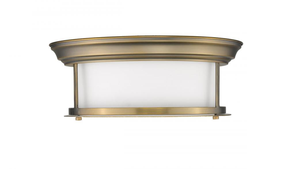 Z-Lite Lighting 2011F13-HBR Flush Mount Nautical - Brass