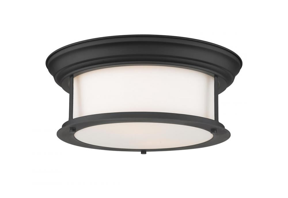 Z-Lite Lighting 2011F13-MB Flush Mount Nautical - Black