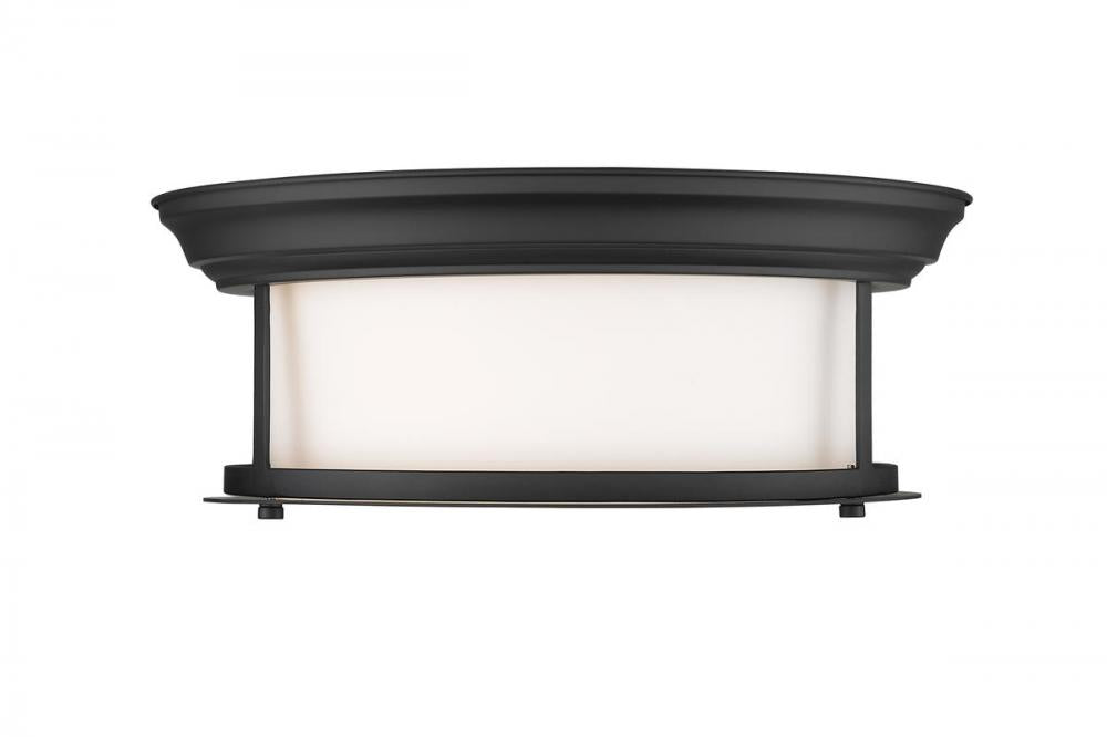 Z-Lite Lighting 2011F13-MB Flush Mount Nautical - Black