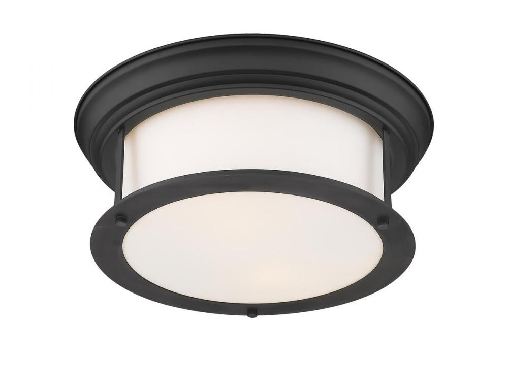 Z-Lite Lighting 2011F13-MB Flush Mount Nautical - Black