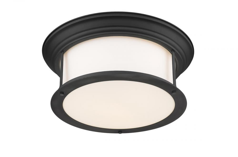 Z-Lite Lighting 2011F16-MB Flush Mount Nautical - Black