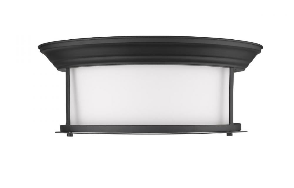 Z-Lite Lighting 2011F16-MB Flush Mount Nautical - Black