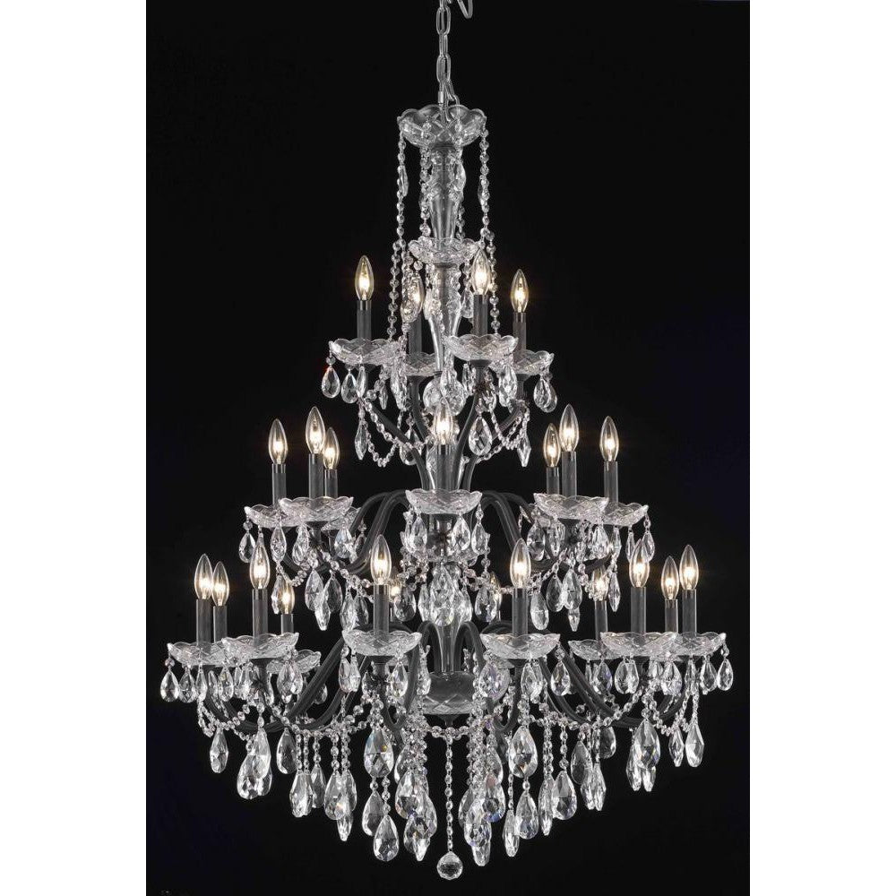 Elegant Lighting ST. FRANCIS 2016G36DB/RC Chandelier Transitional - Dark Bronze