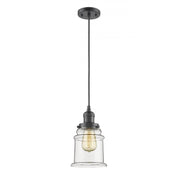 Canton - 1 Light - 6 inch - Oil Rubbed Bronze - Cord hung - Mini Pendant