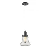 Bellmont - 1 Light - 6 inch - Oil Rubbed Bronze - Cord hung - Mini Pendant