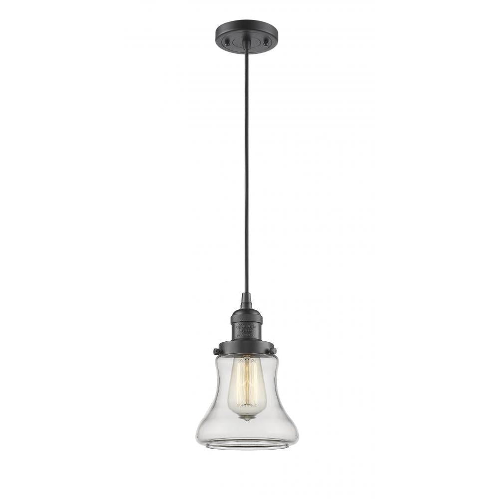 Bellmont - 1 Light - 6 inch - Oil Rubbed Bronze - Cord hung - Mini Pendant