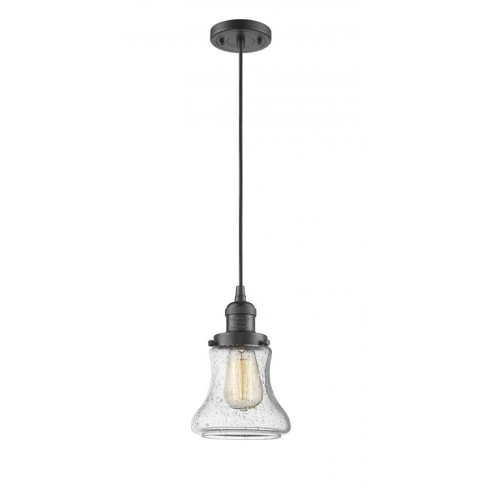 Bellmont - 1 Light - 6 inch - Oil Rubbed Bronze - Cord hung - Mini Pendant