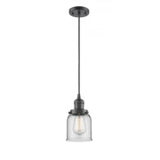 Bell - 1 Light - 5 inch - Oil Rubbed Bronze - Cord hung - Mini Pendant