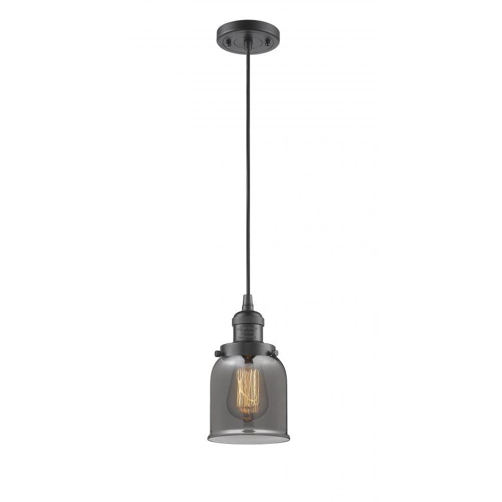 Bell - 1 Light - 5 inch - Oil Rubbed Bronze - Cord hung - Mini Pendant
