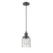 Bell - 1 Light - 5 inch - Oil Rubbed Bronze - Cord hung - Mini Pendant