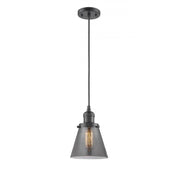 Cone - 1 Light - 6 inch - Oil Rubbed Bronze - Cord hung - Mini Pendant