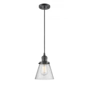 Cone - 1 Light - 6 inch - Oil Rubbed Bronze - Cord hung - Mini Pendant