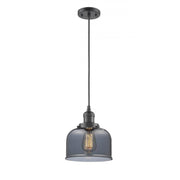 Bell - 1 Light - 8 inch - Oil Rubbed Bronze - Cord hung - Mini Pendant