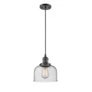 Bell - 1 Light - 8 inch - Oil Rubbed Bronze - Cord hung - Mini Pendant