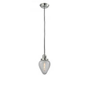 Geneseo - 1 Light - 7 inch - Polished Nickel - Cord hung - Mini Pendant