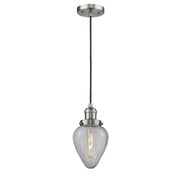 Geneseo - 1 Light - 7 inch - Brushed Satin Nickel - Cord hung - Mini Pendant