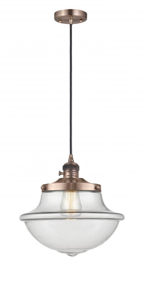 Innovations Lighting OXFORD 201CSW-AC-G542-LED Mini Pendant Traditional - Copper