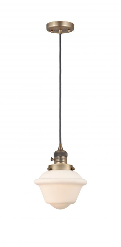 Innovations Lighting OXFORD 201CSW-BB-G531-LED Mini Pendant Traditional - Brass