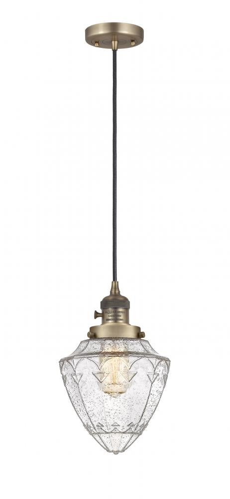 Innovations Lighting BULLET 201CSW-BB-G664-7 Mini Pendant Art Deco - Brass