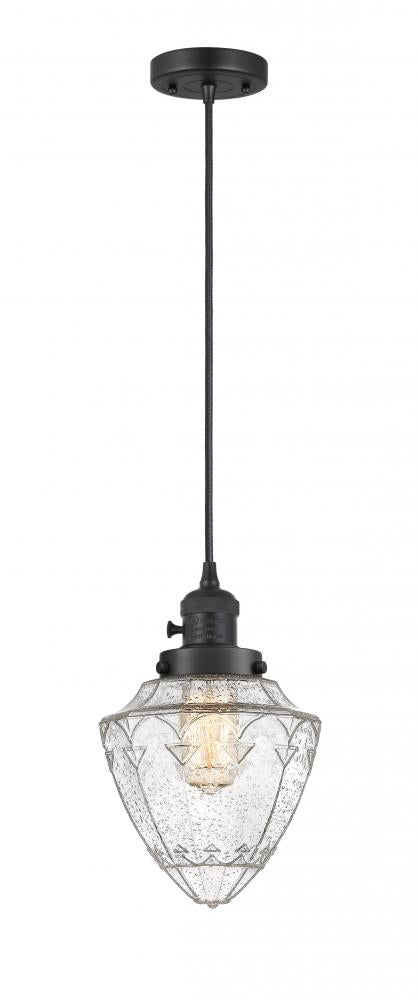 Innovations Lighting BULLET 201CSW-BK-G664-7 Mini Pendant Art Deco - Black