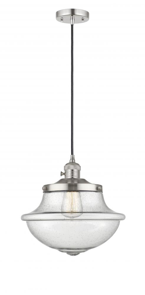 Innovations Lighting OXFORD 201CSW-PN-G544-LED Mini Pendant Traditional - Nickel