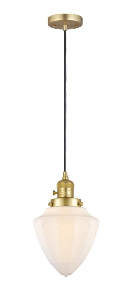 Innovations Lighting BULLET 201CSW-SG-G661-7-LED Mini Pendant Art Deco - Gold