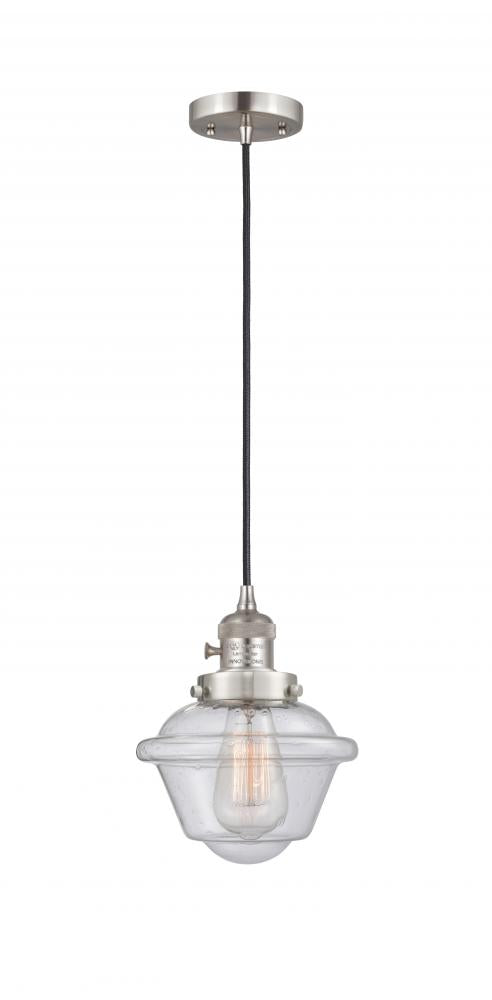 Innovations Lighting OXFORD 201CSW-SN-G534-LED Mini Pendant Traditional - Nickel