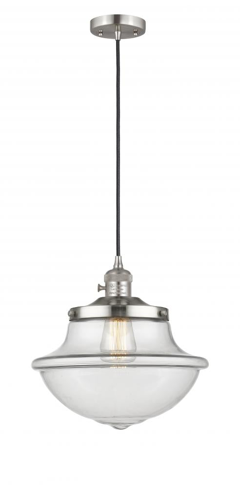 Innovations Lighting OXFORD 201CSW-SN-G542-LED Mini Pendant Traditional - Nickel