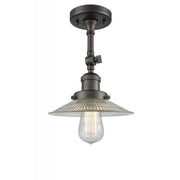 Halophane - 1 Light - 9 inch - Oil Rubbed Bronze - Adjustable Semi-Flush Mount