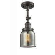 Bell - 1 Light - 5 inch - Oil Rubbed Bronze - Adjustable Semi-Flush Mount